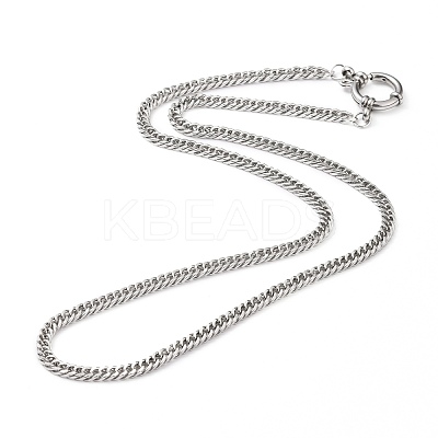 304 Stainless Steel Diamond Cut Chunky Curb Chains NJEW-JN03213-1