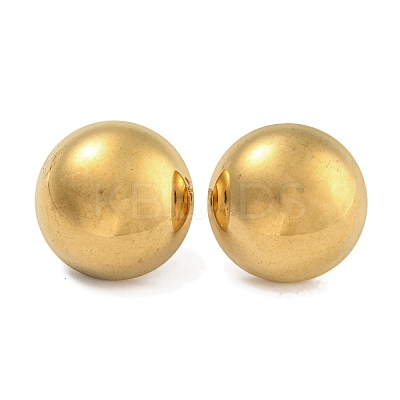304 Stainless Steel Half Round Stud Earrings for Women EJEW-U022-03G-1