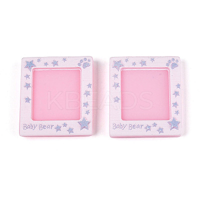 Opaque Resin Cabochons CRES-T025-11M-1