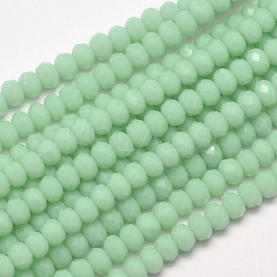 Faceted Rondelle Glass Beads Strands EGLA-J134-3x2mm-A07-1