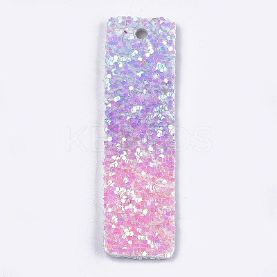 PU Leather Big Pendants LS-FIND-S299-31B-1