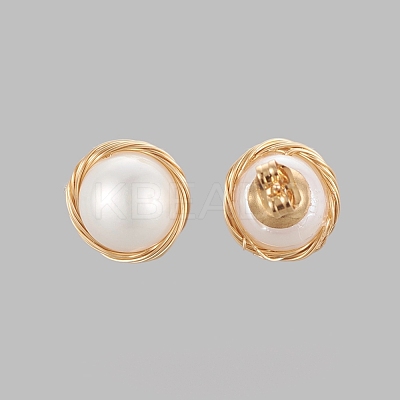 Stud Earrings EJEW-JE04047-1
