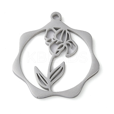 Non-Tarnish 304 Stainless Steel Pendants LS-STAS-P338-01D-P-1