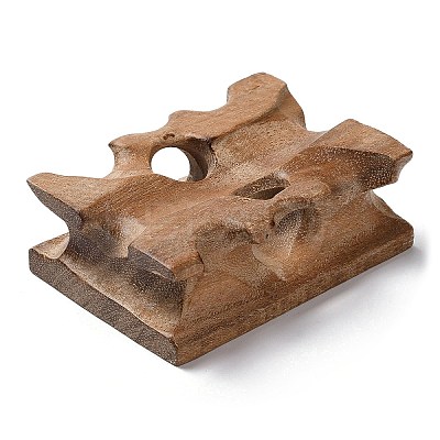 Wood Crystal Balls Display Pedestal DJEW-PW0009-032A-1