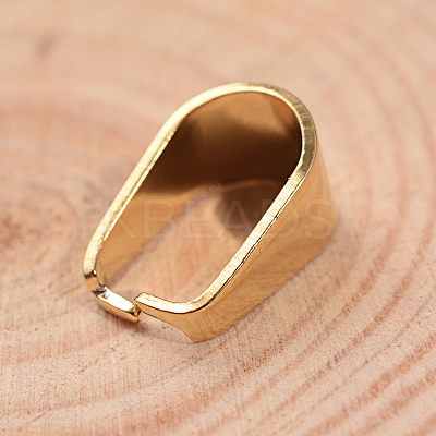 Ion Plating(IP) 304 Stainless Steel Snap on Bails X-STAS-L159-16G-1