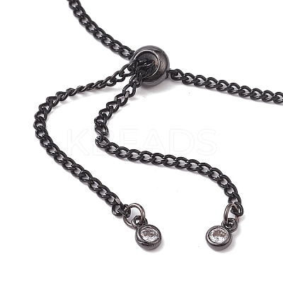 Adjustable 304 Stainless Steel Curb Chains Bracelet Making AJEW-JB01213-03-1
