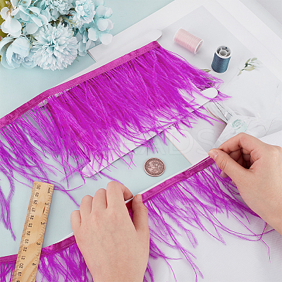 2M Fashion Ostrich Feather Trimming DIY-OC0013-52D-1