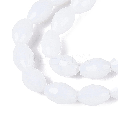 Opaque Solid Color Glass Beads Strands LS-GLAA-N071-01A-C01-1