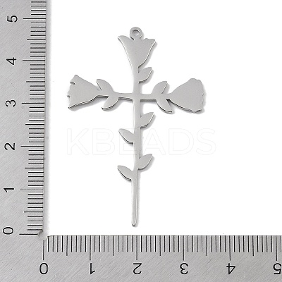 Non-Tarnish 304 Stainless Steel Pendants STAS-B062-11P-1