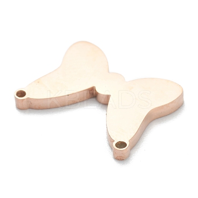 Ion Plating(IP) 304 Stainless Steel Charms STAS-B016-05RG-1