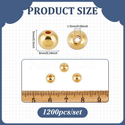 1200Pcs CCB Plastic Beads CCB-PH0001-31A-1