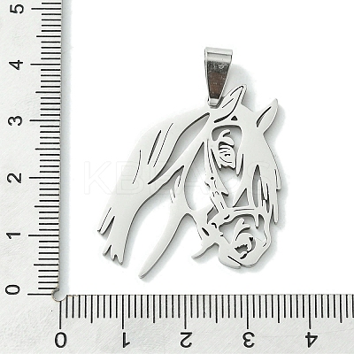 Non-Tarnish 201 Stainless Steel Pendants STAS-U003-20C-P-1