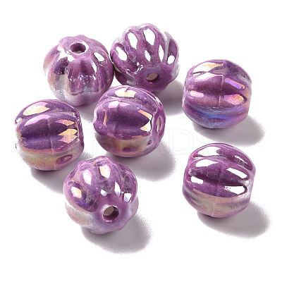 Handmade Pearlized Porcelain Beads X1-PORC-G010-01C-1