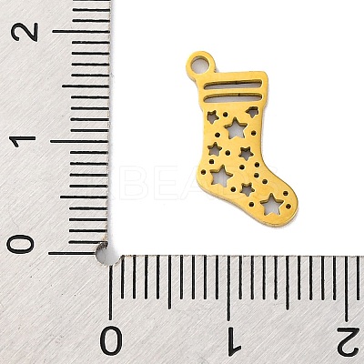 Christmas 201 Stainless Steel Pendants LS-STAS-Q015-04G-1