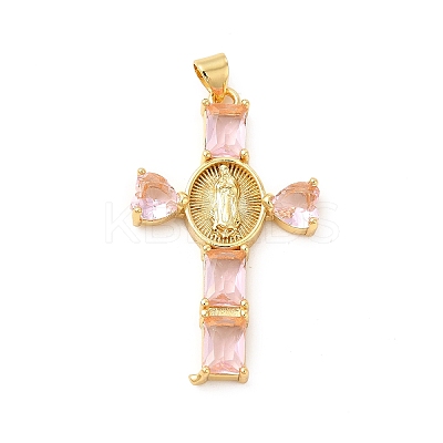 Rack Plating Brass Pendants KK-D087-16G-03-1