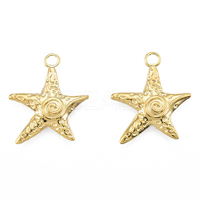 Ion Plating(IP) 201 Stainless Steel Pendants STAS-N098-230LG-1