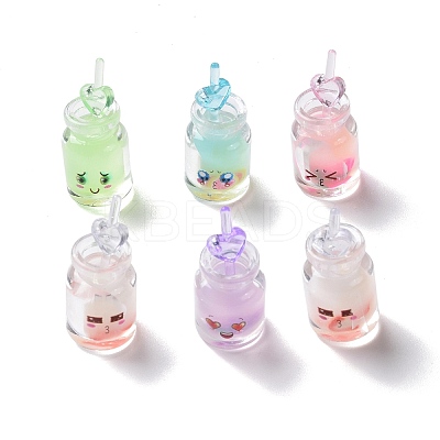 Luminous Transparent Resin Pendants RESI-K019-08-1