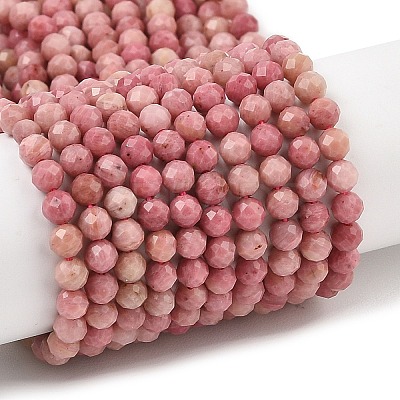 Natural Rhodonite Beads Strands G-E411-11A-4mm-1