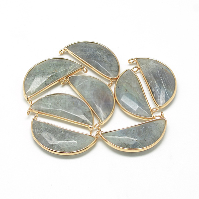 Natural Labradorite Pendants X-G-Q971-10-1