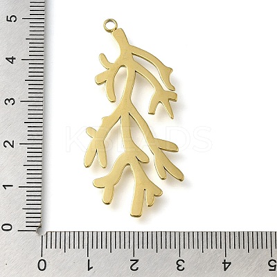 Ion Plating(IP) 304 Stainless Steel Big Pendants STAS-I310-02G-1