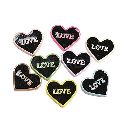 Opaque Resin Cabochons RESI-D003-10-1