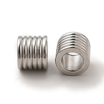 Non-Tarnish 201 Stainless Steel European Beads STAS-M089-11P-1