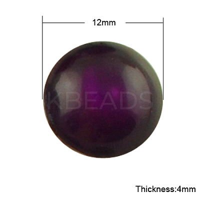 Resin Cabochons CRES-R062-12mm-30-1