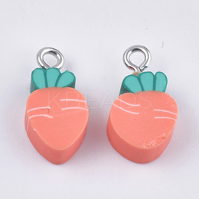 Handmade Polymer Clay Pendants CLAY-S091-100-1