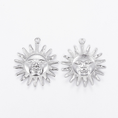 Tarnish Resistant 304 Stainless Steel Pendants STAS-P175-03P-1