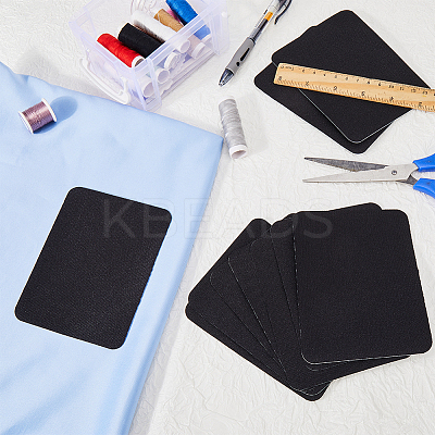 12Pcs Iron on/Sew on Imitation Jean Cloth Repair Patches FIND-GF0005-94A-1