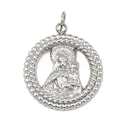 Virgin Mary Theme 304 Stainless Steel Pendants STAS-I356-05P-03-1