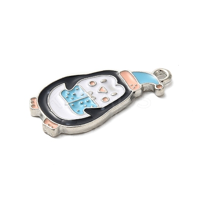 Winter Theme Alloy Enamel Pendants ENAM-M002-04M-P-1