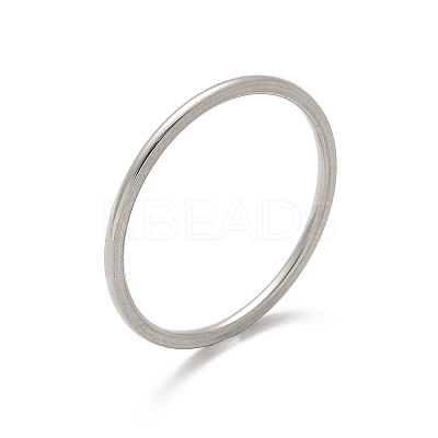 304 Stainless Steel Plain Band Rings STAS-I160-F03-P-1