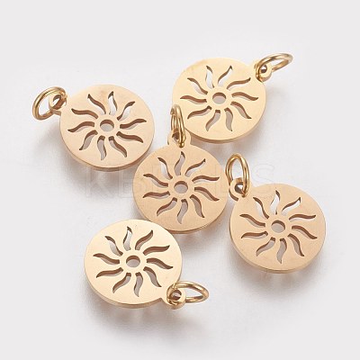 PVD Vacuum Plating 304 Stainless Steel Pendants STAS-Q201-T449G-1