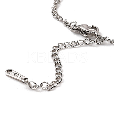 Non-Tarnish Mother's Day 304 Stainless Steel Ma Ma Multi-Strand Link Chains Bracelets for Women BJEW-Q335-01B-P-1