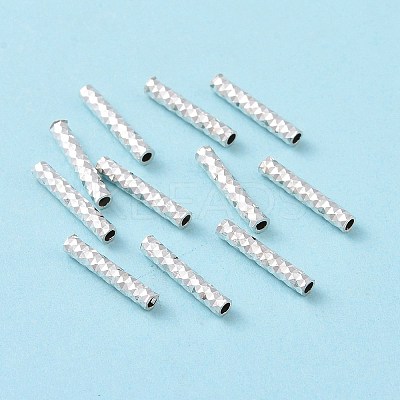 925 Sterling Silver Tube Beads STER-D035-11S-1
