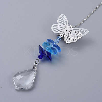 Crystals Chandelier Suncatchers Prisms AJEW-G025-E04-1