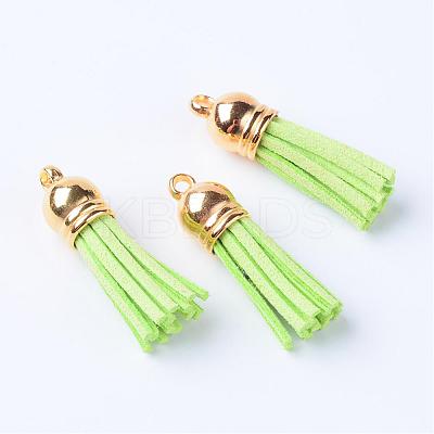 Faux Suede Tassel Pendant Decorations FIND-T002-B-1