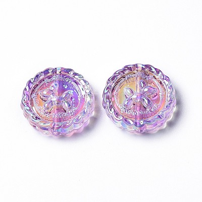 Transparent Acrylic Beads X-TACR-K004-03-1