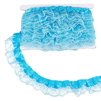 10M Polyester Fringe Lace Trim OCOR-GF0006-12C-1