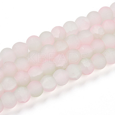 Crackle Glass Beads X1-GLAA-N009-6mm-01-1