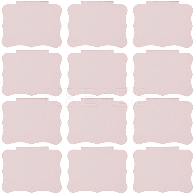 Erasable PVC Food Label Display Chalkboard Clip AJEW-CP0010-97A-1