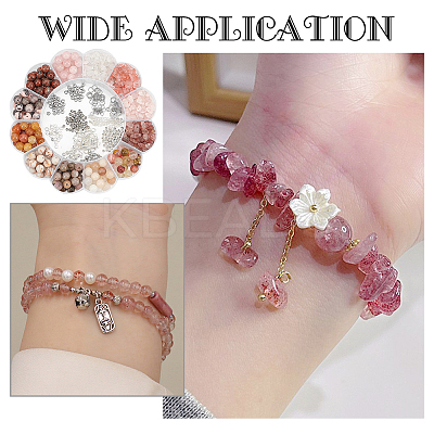 DIY Natural Mixed Gemstone Jewelry Set Making Kit DIY-WR0004-25-1