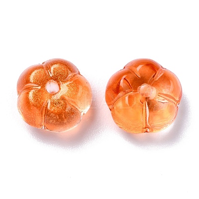 Autumn Theme Transparent Glass Beads LS-X-GLAA-P049-A01-1