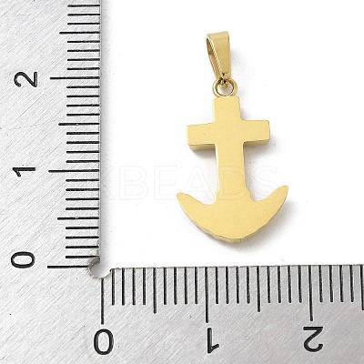 Ion Plating(IP) 304 Stainless Steel Micro Pave Cubic Zirconia Pendants STAS-Z107-07G-1