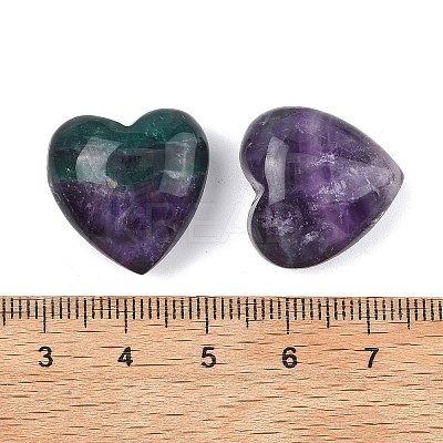Natural Fluorite Heart Palm Stones G-P609-A03-01-1