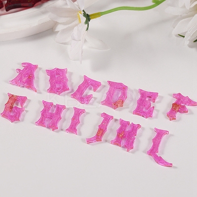 Gothic Style Letter A~Z DIY Silicone Molds LS-DIY-P078-02-1