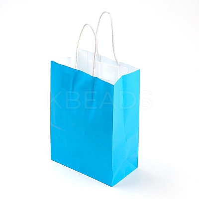 Pure Color Kraft Paper Bags LS-AJEW-G020-C-01-1