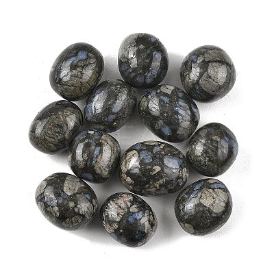 Natural Glaucophane Beads G-G348-01B-43-1