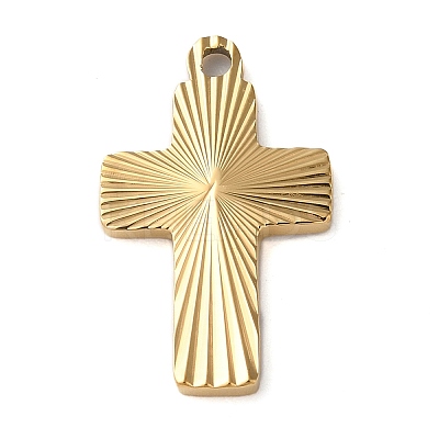 Ion Plating(IP) 304 Stainless Steel Pendants STAS-D025-02G-02-1